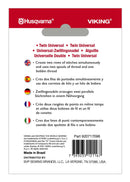 Aiguille universelle double — 100/16 — 4 mm — 1 pièce — Husqvarna Viking — 920717096 — verso