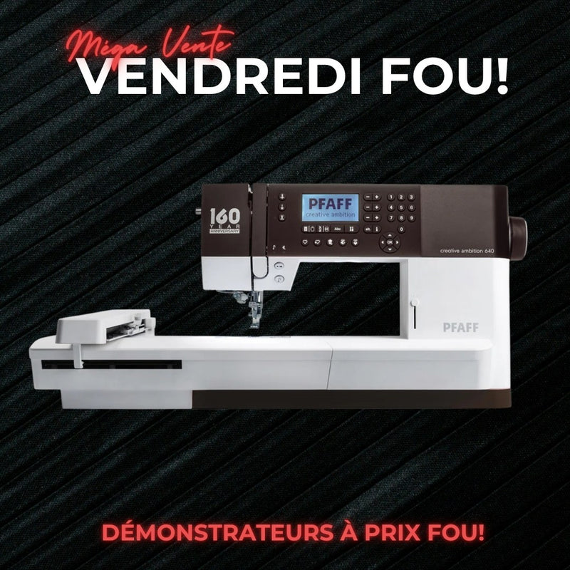 Machine à coudre et à broder Pfaff Creative Ambition 640 - Démonstrateur