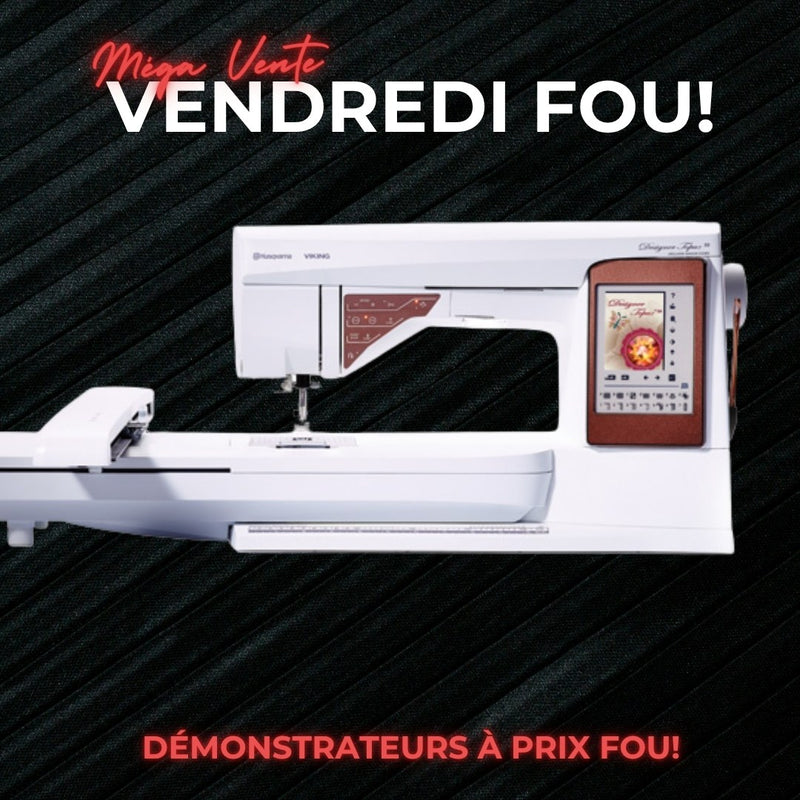Machine à coudre et à broder Husqvarna Designer Topaz 50 - Démonstrateur