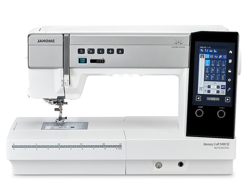 Janome Memory Craft 9480QC Professional Machine à coudre et à courtepointe
