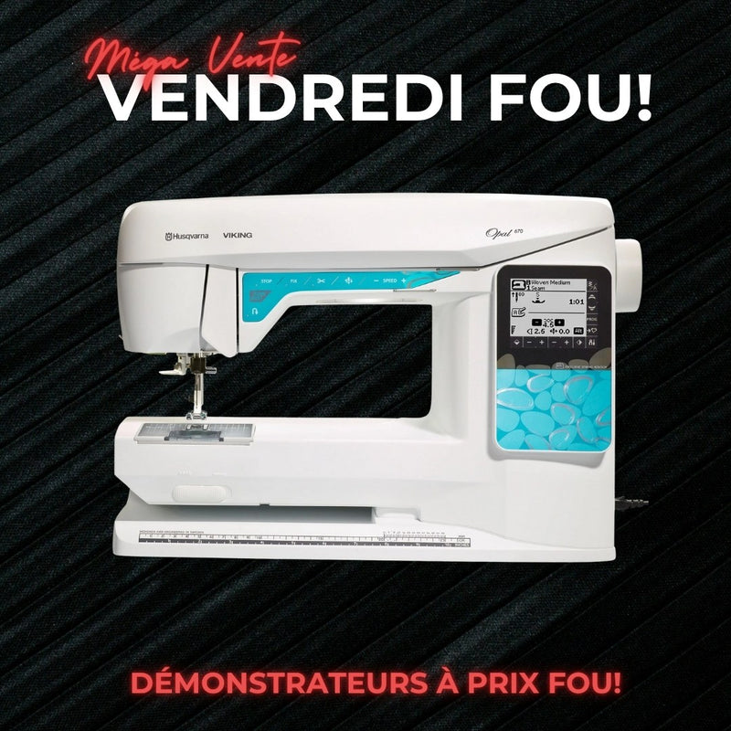 Machine à coudre Husqvarna Opal 670 - Démonstrateur