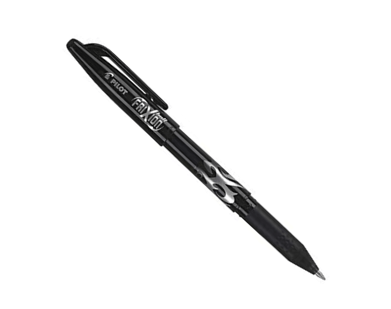 Pilot Frixion Ball - 1 stylo gel noir effaçable 0.7mm
