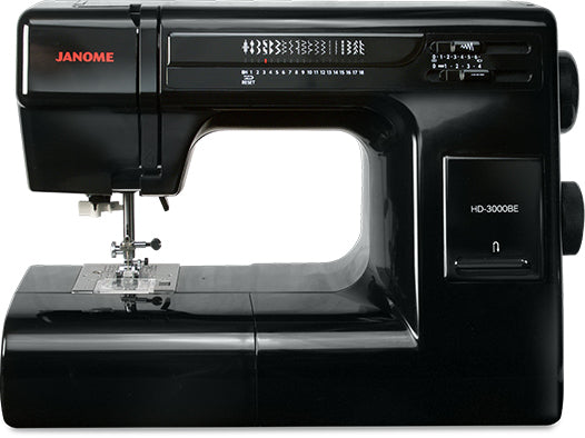 Janome HD3000 Black Edition machine à coudre robuste